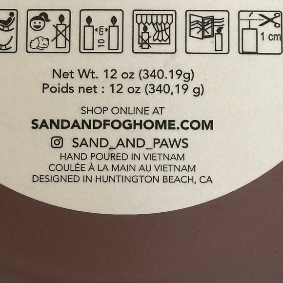 Sand + Paws Candle Neutralizes Pet Odor w/Essential Oils My Dog - Picture 7 of 8